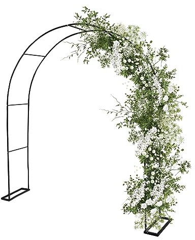Arco da Giardino Arco per Rampicanti Supporto per Piante Fiori Decorazione Giardino in Metallo per Matrimonio