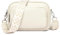 LUXCAELY Umhängetaschen Damen Schultergurten Damen Leder Bauchtasche Damen Crossbody Bag Damen Mode Hüfttaschen Breitem Schultergurt - Weiß
