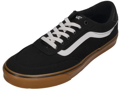 Vans Brooklyn Ls, Sneaker Herren, Canvas Black Gum, 45 EU