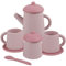 Silicone Tea Party Set, BPA Free Tea Set Toy Cute Toddler Tea Set Tea Party Bath Toy Set for Kids Play Tea Set for Little Girls Play Kitchen Accessories Gift for Kids(Pink)