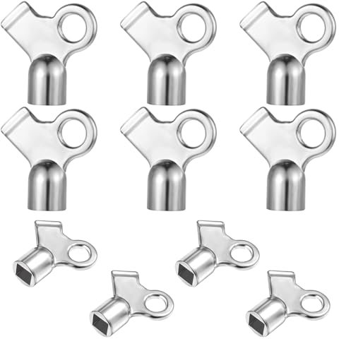 10 Stück Heizungsentlüftungsschlüssel Universal, Entlüftungsschlüssel Für Heizkörper Heizkörper Entlüftungsschlüssel Heizung Ventileinsatz Heizkörperheizkörperregler Zubehör für alle Heizungen