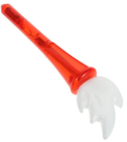 HOMSFOU Antorcha Led Roja Portátil Con Luz Intermitente Varita Luminosa Para Fiestas Al Aire Palos De Animación y Juguetes Para Multiefectos y Fácil Manejo