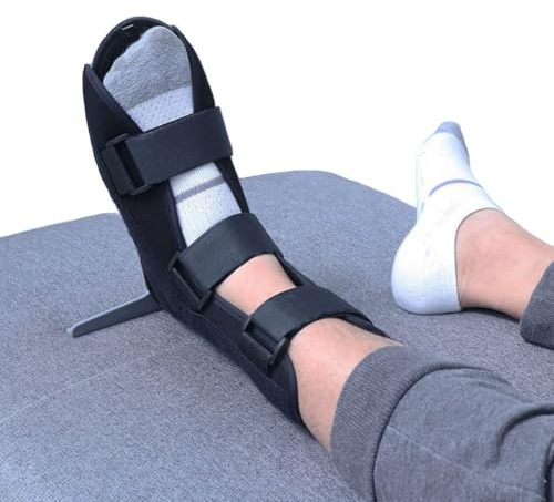 IBLUELOVER Drop Foot Night Splint Foot Drop Support boot Corrector Ankle fracture fixation Ankle Orthosis Stabilizer for Plantar Fasciitis Tendonitis, Broken Achilles Tendon,1pc Fit Left or Right