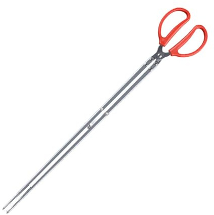 F Fityle Pinza per rifiuti, Strumento di Raccolta rifiuti, Impugnatura Antiscivolo Multifunzionale, Raccoglitore di rifiuti in Acciaio Inossidabile, 72 Cm