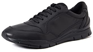 Geox Damen D Sukie Sneakers, Schwarz, 41 EU