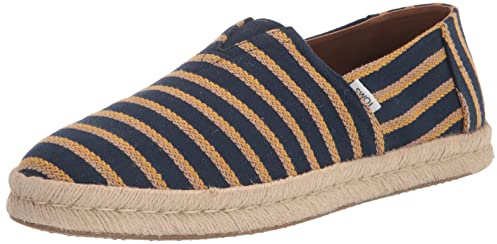 TOMS Men's Alp Rope 2.0 Loafer Flat, Navy Multi, 7 UK