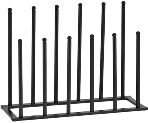 Trendi Welly Boot Rack for Indoor/Outdoor | 4/6/8 Pair Neat and Tidy Boot Organizer | Space-Saving Metal Design, Ideal for Tall & Short Wellys, Shoes & Boots (6 Pair Rack)