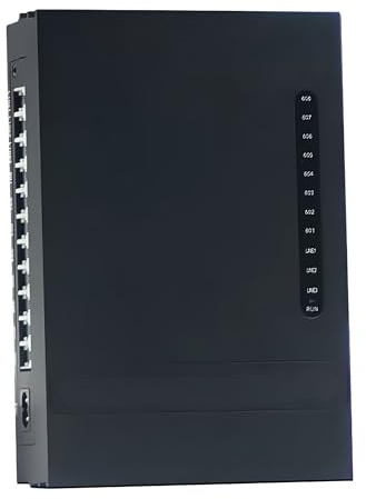 SIMPLETEK - Analog telefoncentral | 3 CO-externa linjer, 8 inomhus, integrerad sekreterare 50 sekunder, ID för uppringare