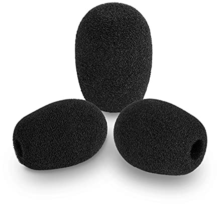 LEFXMOPHY A40 TR Pop Filter Replacement for Astro A30 A40 A50 A40TR, A50 X Gaming Headset Microphone Foam Windscreen Mic Cover, 3-Pack