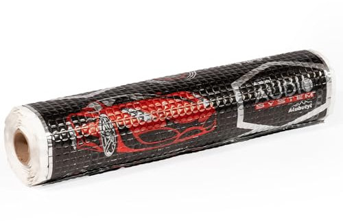 vibrofiltr Tapis d'isolation en aluminium butyle - 2 mm - 50 x 400 cm - 2 m² - Isolation acoustique du véhicule - 3,2 kg/m² - Isolation acoustique pour voiture, camionnette, camping-car - Protection