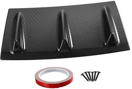 FUNOMOCYA 1stück Auto Heckstoßstange Spoiler Aus Langlebiger Diffusor Für Fahrzeuge Einsetzbar Leicht Und Installieren Mit Vibrationsdämpfender Funktion