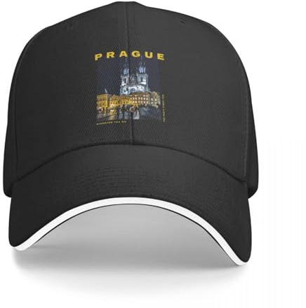 Berretto da Baseball di Praga Cappello da Camionista Cappello Solare Berretto da Donna da Uomo