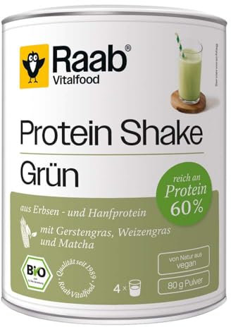 Raab Vitalfood BIO Protein Shake, vert, 80 g (1)
