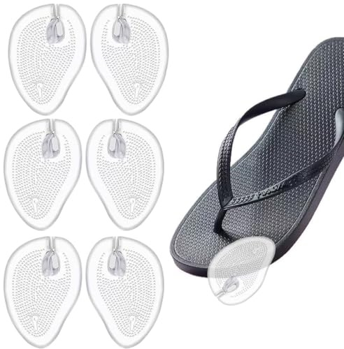 THXFUNAREA 3 Pares Protectores De Dedo De La Sandalia Sandalia De Dedo De Gel De Silicona Transparente Sandalias De Gel Protectores Chanclas Gel Silicona para Protección Contra El Dolor Y Las Ampollas