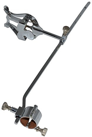 Atril marcha trombón, ajustable, soporte Ø21.3 mm niquelado