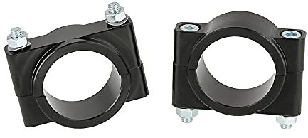 Set: CNC Klemmstücke für Schutzblech, Schwarz eloxiert - für Simson S50, S51, S70, SR50, SR80