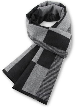 Bufanda Cálida De Otoño E Invierno Para Hombres Y Mujeres - Clásica De Moda a Cuadros, a Prueba De Viento, Suave Y Cálida - Estilo De Negocios Informal
