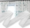 SZKKQKJ Cinta de cortina universal, color blanco (30 m x 2,5 cm), cinta fruncidora para cortinas, pliegues universales, cinta plisada