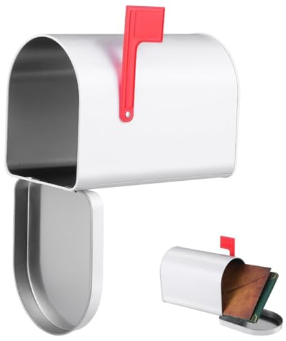 TOPPERFUN 1 petite boîte aux lettres américaine, boîte aux lettres pour enfants, kit d'accessoires pour maison de jeu, mini boîte aux lettres en fer blanc pour courrier d'enfant, aire de jeux, tour de