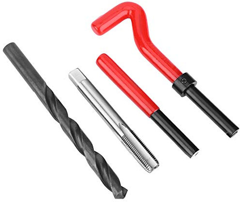 Inserciones Roscadas, Kit de Inserción Roscada Helicoidal 17 PCS Isports M11X1.25 Kit de Surtido de Accesorios de Rosca Hembra