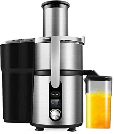 Juicermaskiner, Centrifugaljuicer, Cold Press Juicer för hela frukter och grönsaker, 5 hastigheter, Juice Rester Separation, Lätt att rengöra, BPA-fri, 1000 W (Storlek: 1)