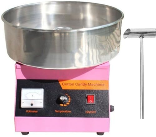 SHENGSHIYU Candy Floss Machine Commercial,Space-Saving Candy Floss Maker Cotton Candy with Sugar Bowl and Sugar Spoon,Cotton Candy Machine for Various Sugars (Colored,Regular)