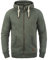 Solid SDVitu Herren Sweatjacke Kapuzenjacke Zip-Hoodie mit Kapuze Kordelzug Kängurutasche Reißverschluss Baumwollmischung Regular fit, Größe:XL, Farbe:Climb Ivy Melange (8785)