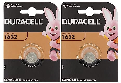2 x Duracell 1632 (2 Blister à 1 Batterie) 2 Batterien (CR1632)