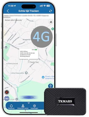 4G Mini Traceur GPS TK913, Traqueur Suivi Temps Réel, APP sans Abonnement, Étanche et Aimanté, Alarme SMS,Parcours Historique Tracker GPS Antivol pour Voiture, Moto, Vélo, Scooter, Enfant