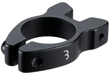 BBB Cycling Tige de Selle en Aluminium pour vélo de Route, VTT et vélo électrique Noir - BSP-99 - CarrierClamp - Diamètre: 31,8 mm