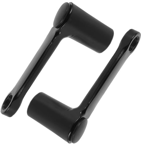 Sosoport Manivela de Bicicleta 2 Piezas Aleación de Aluminio Brazo de Pedal Extendido Fácil de Limpiar y Reemplazar Adecuado para Ciclismo y Bicicleta Estática