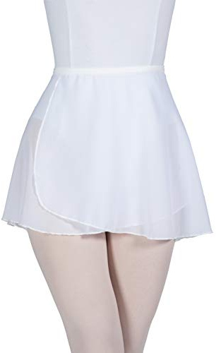 Dance Favourite Ballet Skirt Women Chiffon Wrap Skirt Adjustable Tie, 021