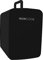 MONCOOK Mini Fridge For Bedrooms - Small, Portable & Quiet - Glass Door Mini Fridge For Skincare, Food & Drinks - Cooling & Warming Function - Perfect For Home, Office, Car Or Travel - 15L Black