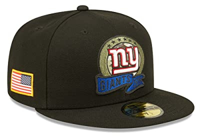 New Era 59Fifty NFL STS 22 Giants KepsEra Damer/Herrar - fitted cap basebollkeps flat brim hatt Sluten på baksidan, med skärm Vinter höst-vinter - 7 3/8 (58,7 cm) svart