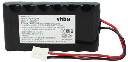 vhbw Akku kompatibel mit Techline Next Tech LX2, DX2, D1, DX1 Rasenmäher (2500mAh, 25,9V, Li-Ion)