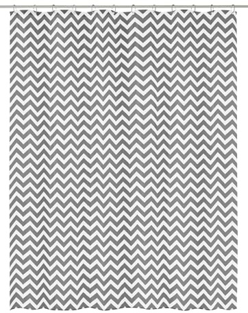 Kleine Wolke Zack Duschvorhang PEVA Schiefer, 180x200 cm