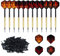 Cheerhom 12 Stück Dartpfeile mit kunststoffspitze, Soft Darts Pfeile Set, für Elektronische Dartscheibe, Dartpfeile, Profi Softdarts Dartpfeil, 100 Kunststoff Dartspitzen Zum Austauschen