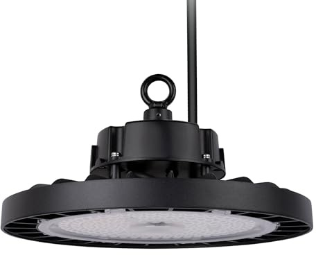 Ledvion - LED High Bay 200W Dimmable & Pilote Sosen, 4000K, 180lm/W, IP65 Étanche, Garantie 5 Ans