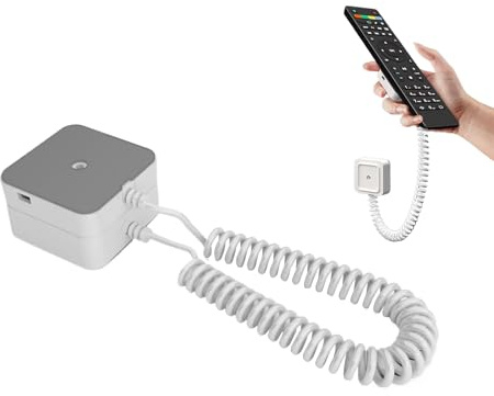 Fjärrhållare väggmontering, infällbar TV -fjärrhållare Anti-stöld Remote
