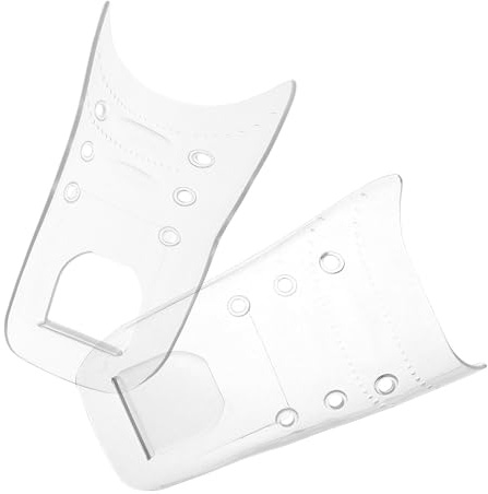 HANABASS Fundas Transparentes para Zapatos de Peluquero Reutilizables Antideslizantes de Plástico para Cortes de Cabello en Interiores y Uso Profesional