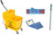 le plus de l'entretien Ensemble Chariot 20L avec presse à plat et ensemble balai à plat Jaune, microfibre