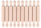 Kafei Mini Rollen Nudelholz 10 Stück 14x2cm Klassisches Nudelholz Zum Backen Teig Roller Nudelholz Utensil