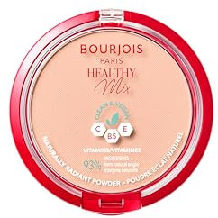 Bourjois Healthy Mix Clean Cipria Compatta - Formula Clean & Vegana - Con Vitamina C, E e B5-03 Rose Beige, 11g