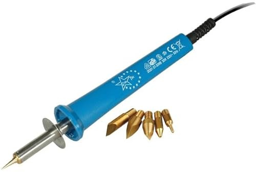 Pirograbador de madera 6 puntas, tipo lapiz. 220v. Potencia 30w.