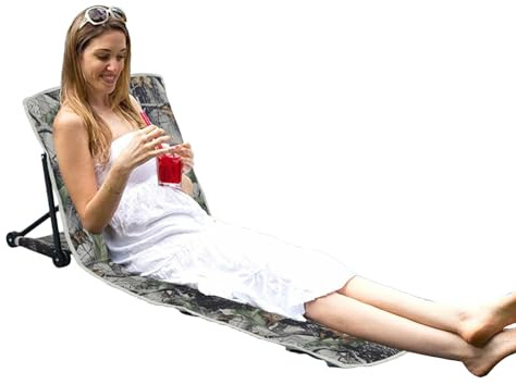 Flat Lying Beach Chair Portable Folding Double Use Chair