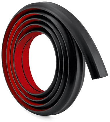 CREWORKS Fussboden Kabelkanal Selbstklebend 3M Kabelbrücke Boden Kabelschutz Stolperschutz 50mm Breite 3 Kanäle Kabelabdeckung zum Büro, Konzert, Schwarz