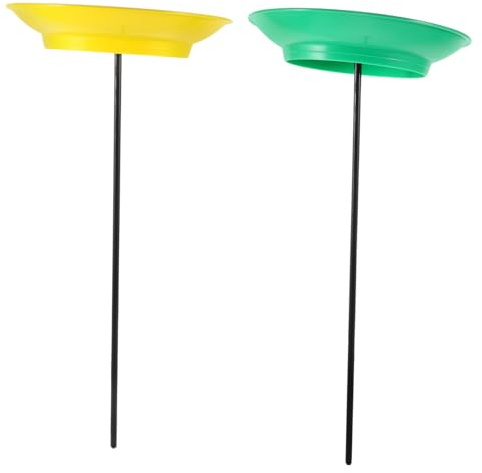 ifundom Juego de Malabarismo Diseño Elegante de Plástico y Fácil de Aprender de Habilidades con 2 Platos Giratorios para Espectáculos de Circo y Entretenimiento Simultáneo