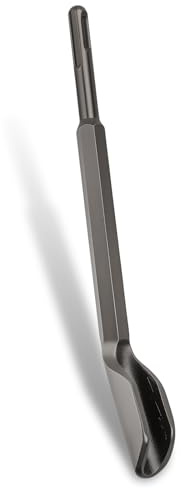msymsyu Scalpello SDS-Plus, 1 pezzo, scalpello per canale, 22 x 82 x 250 mm, scalpello a U, materiale in acciaio super duro, SDS, modello universale, utilizzato per lavori di scalpello, muri di