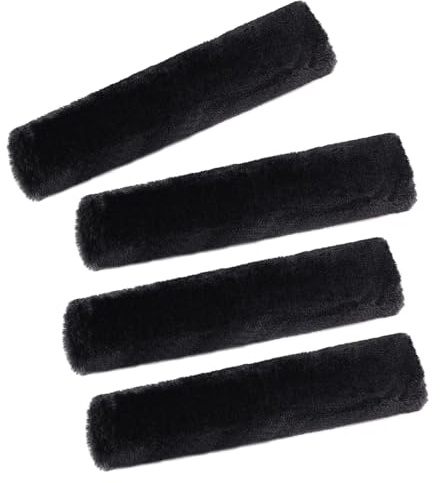 : GaoBangM 4PCS Car Seat Belt Pads Super Soft Faux Fur Seatbelt Covers for Kids Adults, Comfort Shoulder Cushion for Car/Backpack/Camera Straps