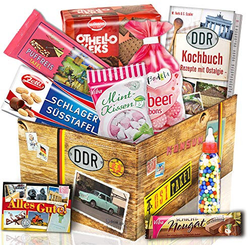 Ost Süßigkeiten aus der DDR/Geschenkeset zum Geburtstag für Sie/DDR Paket